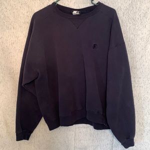 Vintage 90’s Starter Small Logo Embroidered Crewneck